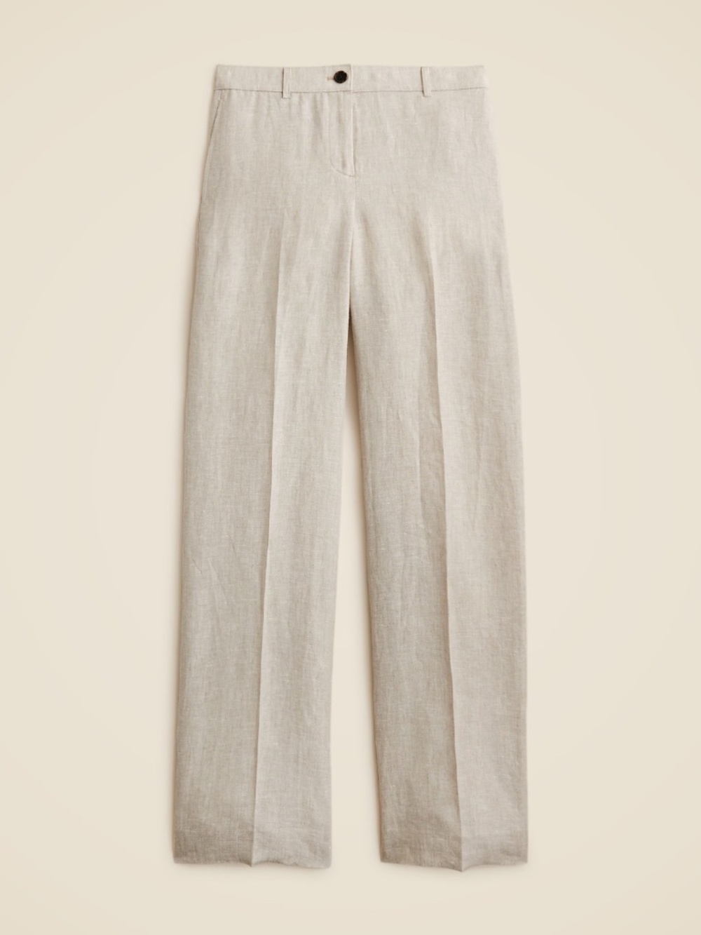 New JCREW Size S Harbor Pant in Linen Flax $118 CH853 - Picture 4 of 5